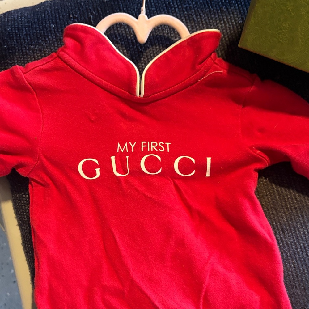 Gucci Kids Bright Red Hoodie